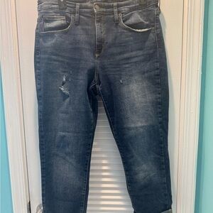 Women's Blue Jeans Cropped